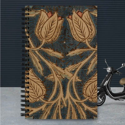 William Morris "Honey Suckle" Design, Spiral notebook