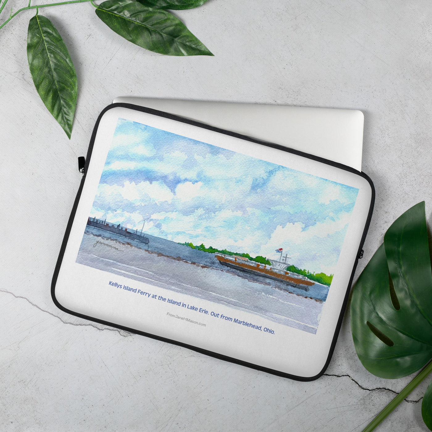Kelleys Island Ferry, Laptop Sleeve 15"-  SALE!
