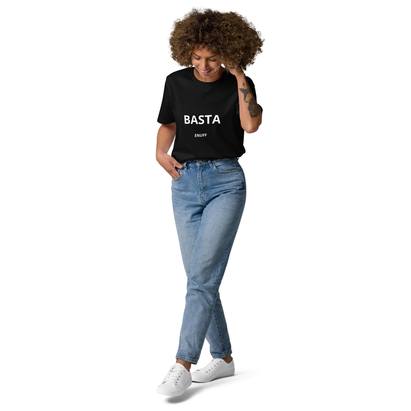 BASTA, organic t-shirt, unisex