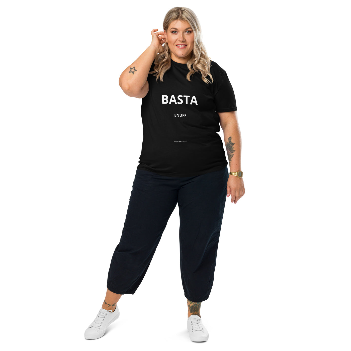 BASTA, organic t-shirt, unisex