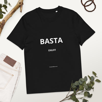 BASTA, organic t-shirt, unisex