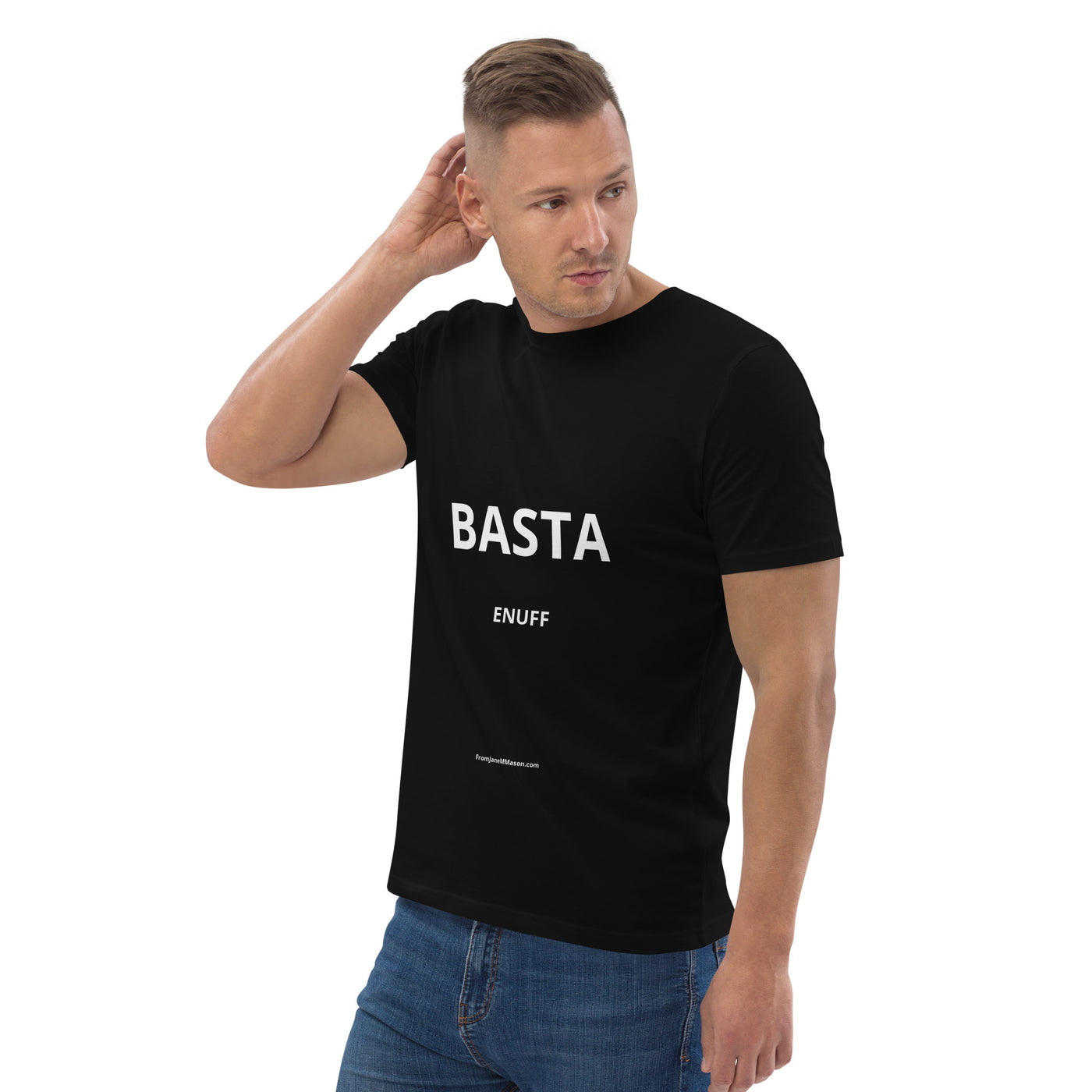 BASTA, organic t-shirt, unisex