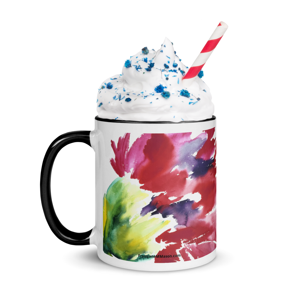 Brilliant Red Carnation Mug