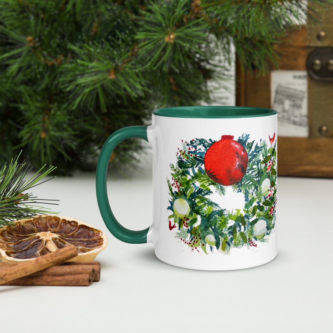 Holiday Wreath Mug