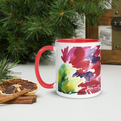 Brilliant Red Carnation Mug