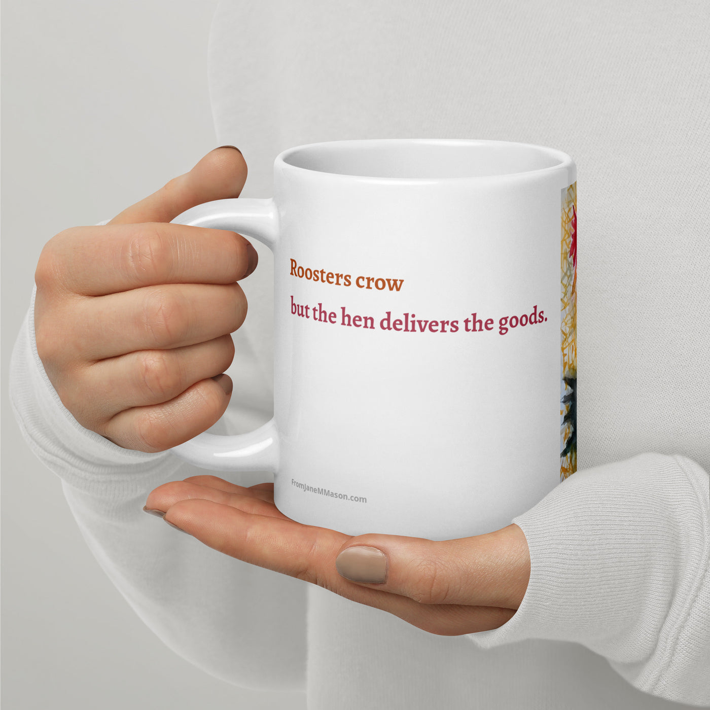 Florence the Hen, Large 20 oz Mug