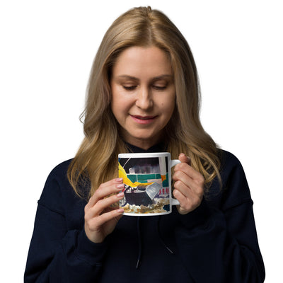 "Diggin' It..." Mug, Large 20 oz in White Ceramic