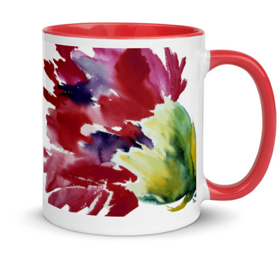 Brilliant Red Carnation Mug