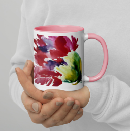 Brilliant Red Carnation Mug
