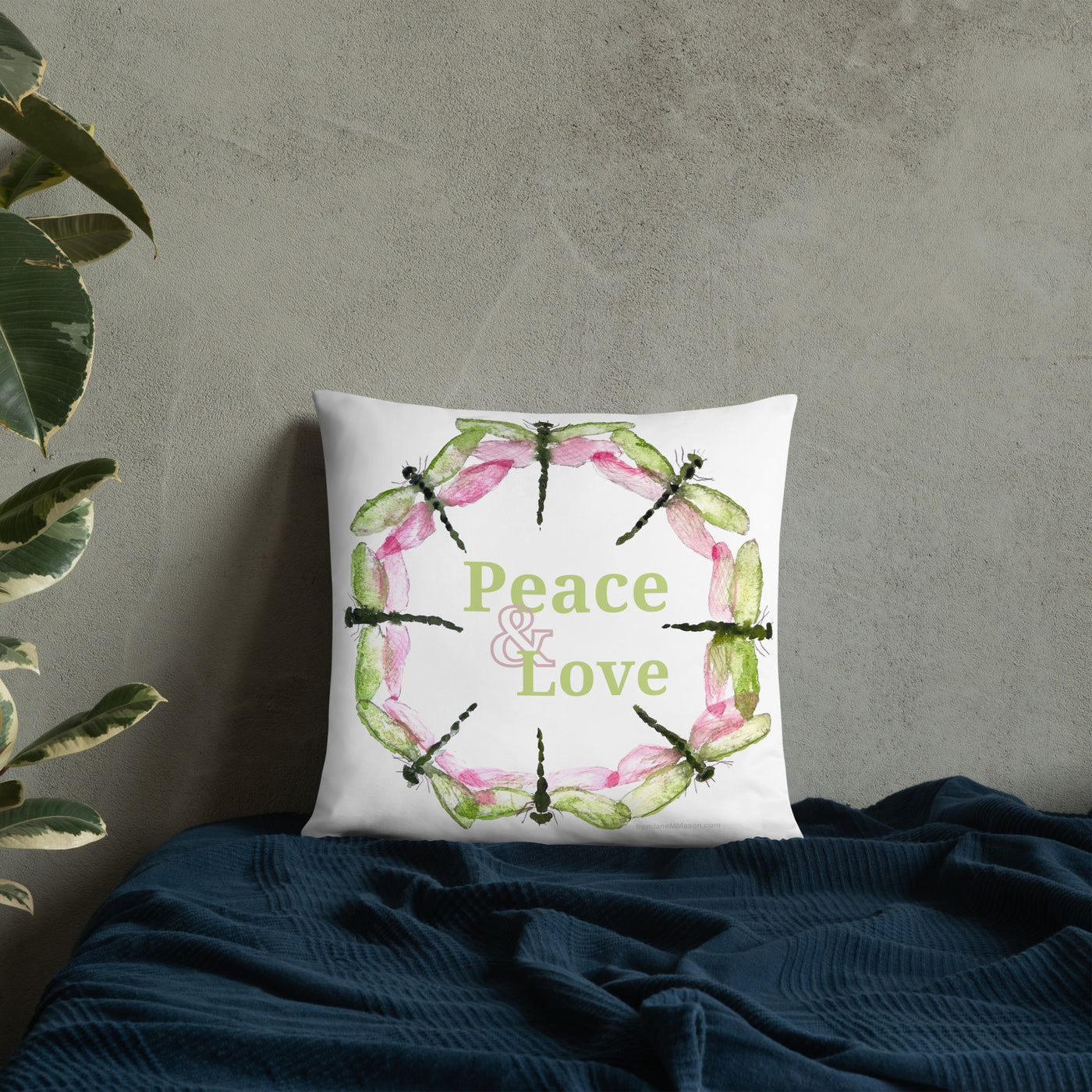 Happy Hanukkah - festive pillow with two-sided design