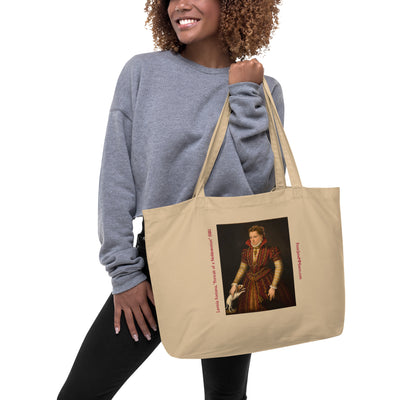 Women as Artists: Lavinia Fontana. Large organic tote bag